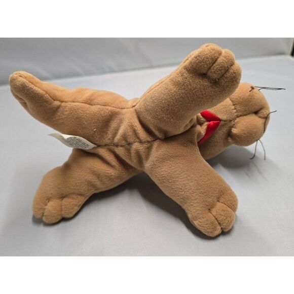 Tonka Pound Purries Plush Cat Brown Striped Stuffed Animal 1980s Polyester Toy - Picture 4 of 6